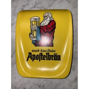 German Melamine Vtg Yellow Beer Tray auch hire Dein Apoftelbrau